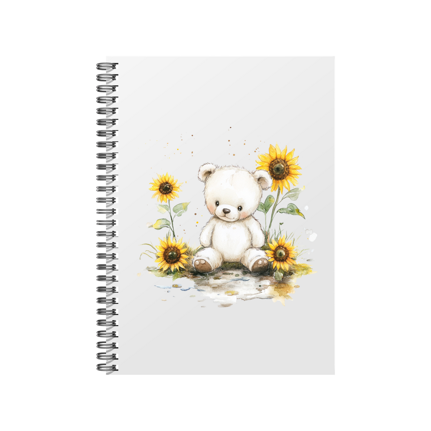 Teddy Bear Design Notebook Lined Pages