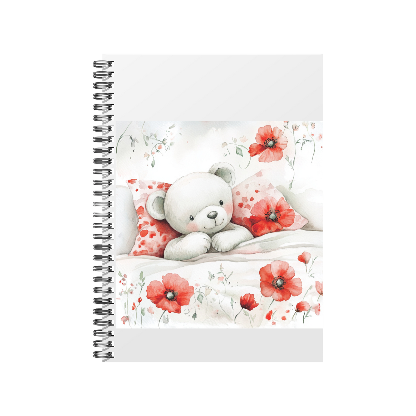 Teddy Bear Design Notebook Lined Pages