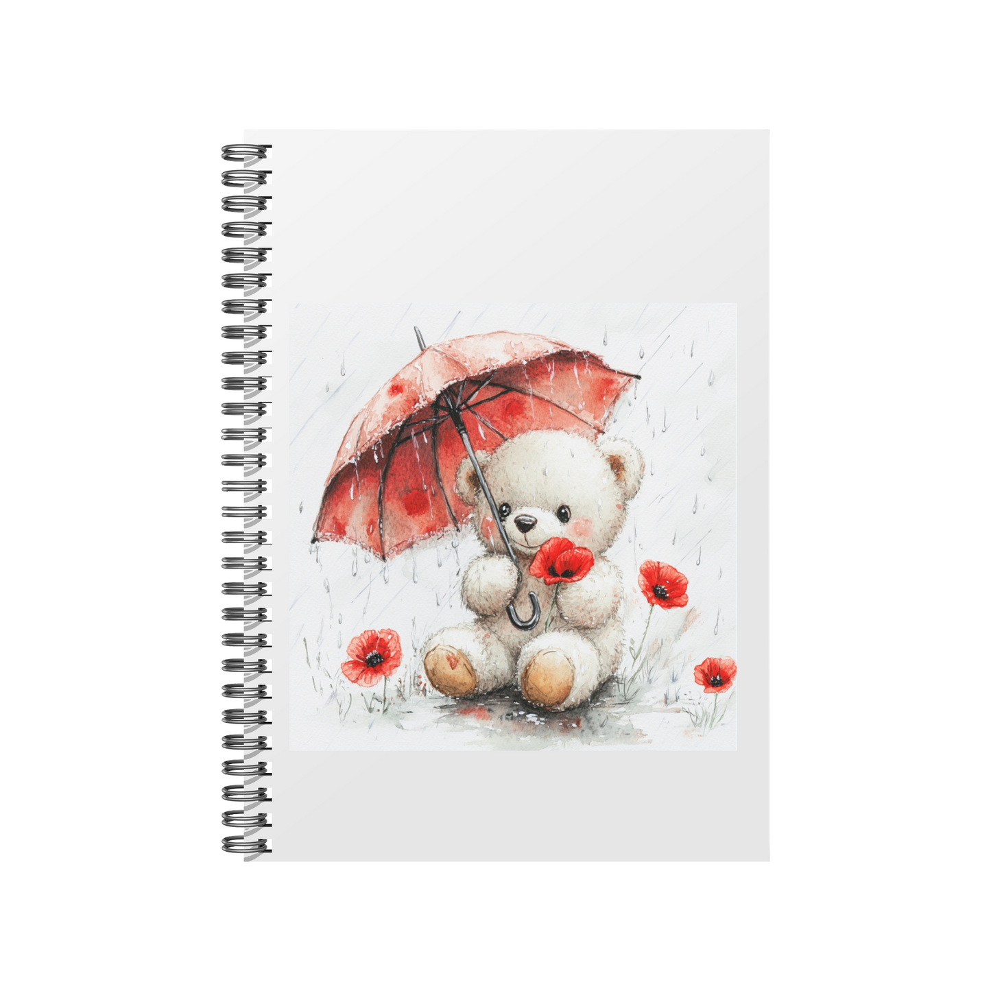 Teddy Bear Design Notebook Lined Pages